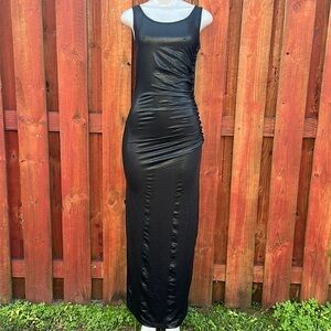 Caribbean Queen Black Maxi Dress Size S